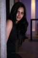 Tamil Actress Sathiga in Black Dress Photos