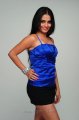 Sheena Shahabadi Hot in Blue Dress