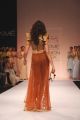 Model Shilpa Reddy walks the ramp for her show at LFW Winter Festive 2013