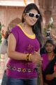 Telugu Actress Shivani Hot Photos in Violet T Shirt