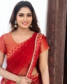 Serial Actress Shivani Narayanan Saree Photos