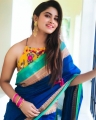 Serial Actress Shivani Narayanan Saree Photos