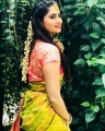 TV Actress Shivani Narayanan Saree Photos