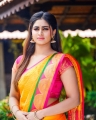 TV Actress Shivani Narayanan in Saree Photos