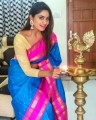 Tamil TV Actress Shivani Narayanan Saree Photos