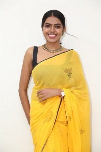 Jilebi Movie Actress Shivani Rajashekar Yellow Saree Stills
