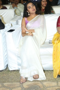 Panchathantram Movie Actress Shivathmika White Saree Stills