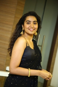 Actress Shivathmika Rajasekhar Black Saree Stills @ Shekar Pre Release