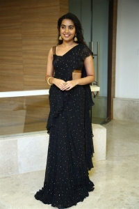 Telugu Actress Shivathmika Rajasekhar in Black Saree Stills