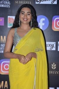 Actress Shivathmika Rajashekar Yellow Saree Photos