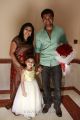 Arun Vijay with wife Aarthi at Choreographers Shobi Lalitha Wedding Reception Stills