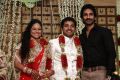 Actor Aadhi at Choreographers Shobi Lalitha Wedding Reception Stills