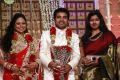 Gayathri Raguram at Choreographers Shobi Lalitha Wedding Reception Stills