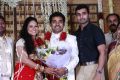 Actor Nandha at Choreographers Shobi Lalitha Wedding Reception Stills