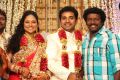 Karunas at Choreographers Shobi Lalitha Wedding Reception Stills