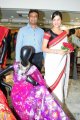 Shraddha Das in Saree at Usha Raghunathan's Choli Collection Display, Hyderabad