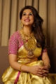Actress Shraddha Das Silk Saree Photoshoot Pics