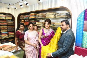 Actress Shraddha Das launches Sri Krishna Silks 6th Showroom at AS Rao Nagar