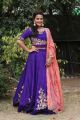 Actress Shraddha Srinath in Purple Salwar Kameez Stills