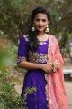 Actress Shraddha Srinath in Purple Lehenga Churidar Stills