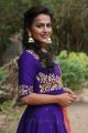 Actress Shraddha Srinath in Purple Lehenga Dress Stills