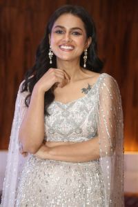 Shraddha Srinath Latest Stills @ Daaku Maharaaj Success Meet