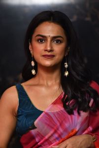 Dhaku Maharaj Actress Shraddha Srinath Saree Pictures