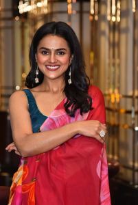 Dhaku Maharaj Heroine Shraddha Srinath Saree Pictures