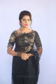 Telugu Actress Sravya in Black Saree Photos