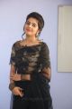 Telugu Actress Sravya Black Saree Photos