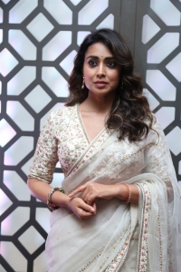 Actress Shriya Saran Saree Stills @ Gamanam Pre-Release Event