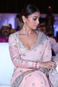 Actress Shriya Saran Saree Pics @ Kabzaa Title Track Launch