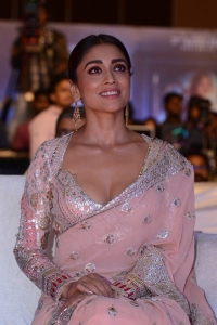 Actress Shriya Saran Saree Pics @ Kabzaa Title Track Launch