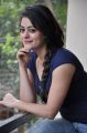 Actress Shruthi Sodhi Hot Images in Dark Blue Dress