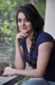 Actress Shruthi Sodhi Images in Dark Blue Dress