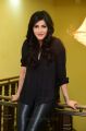 Actress Shruti Hassan in Black Tight Leather Pants Photos