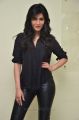 Actress Shruti Hassan in Black Shirt & Leather Jeans Photos