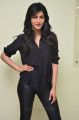 Actress Shruti Hassan in Black Shirt & Leather Jeans Photos