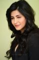 Actress Shruti Haasan in Black Shirt Photos