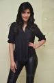 Actress Shruti Hassan in Black Shirt & Leather Pants Photos