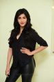 Actress Shruti Haasan in Black Tight Leather Pants Photos