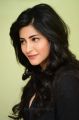 Actress Shruti Hassan in Black Shirt Photos