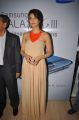 Actress Shruti Hassan at Samsung Galaxy S3 Launch