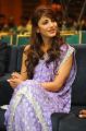 Actress Shruti Hassan Cute Photos in Violet Designer Saree