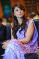 Actress Shruti Hassan Cute Photos in Purple Designer Saree