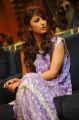 Actress Shruti Hassan Cute Photos in Purple Designer Saree