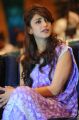 Actress Shruthi Hassan in Violet Designer Saree Cute Photos