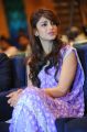 Telugu Actress Shruti Hassan in Violet Saree Cute Photos