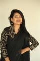 Actress Shubhangi Pant Black Saree Images @ Darpanam Press Meet
