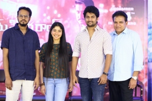 Rahul Sankrityan, Sai Pallavi, Nani, Venkat Boyanapalli @ Shyam Singha Roy Press Meet Stills